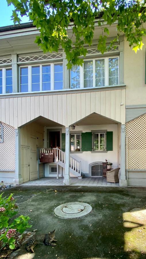 Lovely Studio In A Villa From 18Th Century Thun Exterior foto