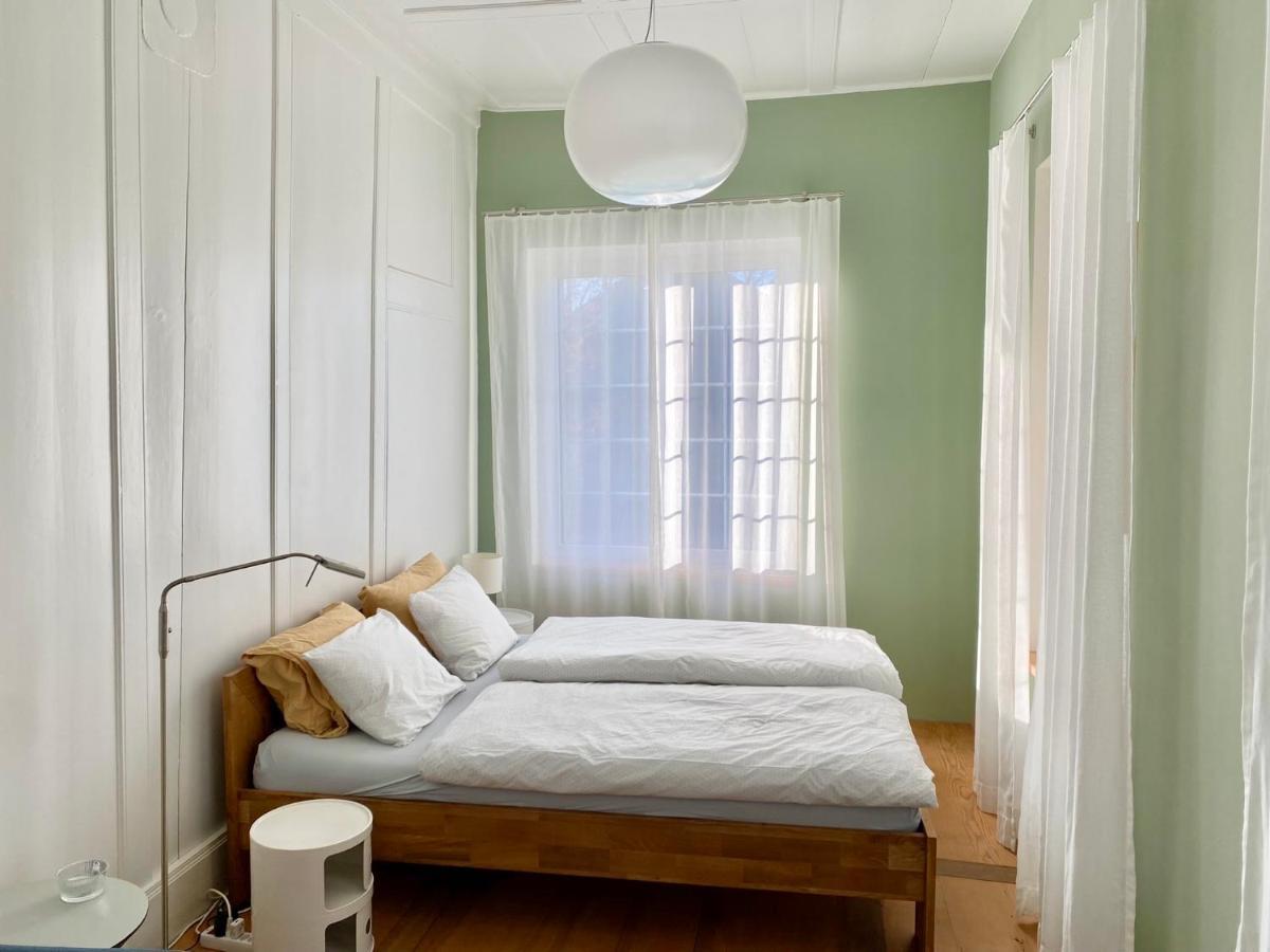 Lovely Studio In A Villa From 18Th Century Thun Exterior foto