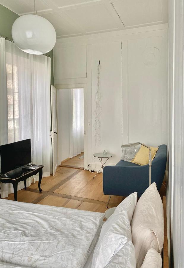 Lovely Studio In A Villa From 18Th Century Thun Exterior foto